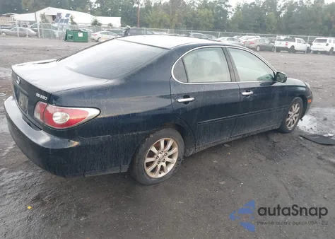 2004 Lexus Es 330 z USA, uszkodzony, nr VIN JTHBA30G645004369